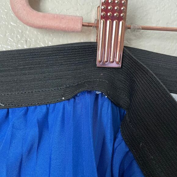 Lane‎ Bryant Skirt Womens Size 26 Colorblock Maxi Pleated Pull On A-Line Retro - Picture 9 of 10